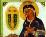 Свято-Крестовская икона Божией Матери, пребывающая в храме д