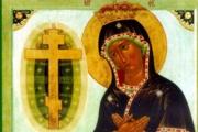 Свято-Крестовская икона Божией Матери, пребывающая в храме д