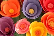 DIY papierové kvety