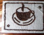 DIY rám na kávové zrná