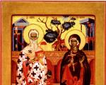 Život a utrpenie svätého mučeníka Cypriána a svätej mučeníčky Justíny Svätý Cyprián a Justína