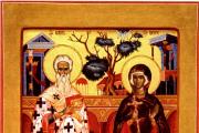 Život a utrpenie svätého mučeníka Cypriána a svätej mučeníčky Justíny Svätý Cyprián a Justína